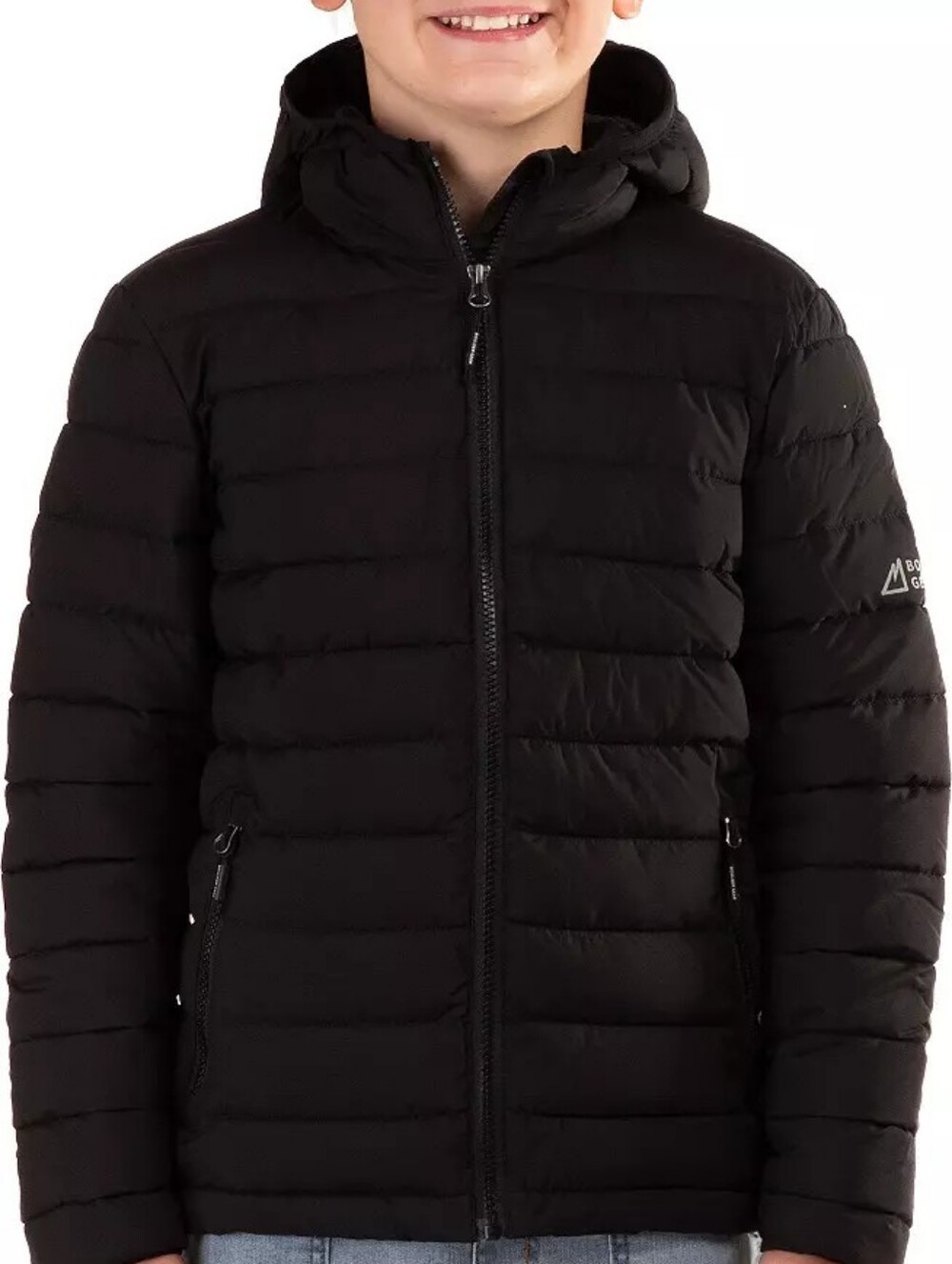 NWT Black Hooded Puffer Jacket - Men's Lightweight Insulated Coat